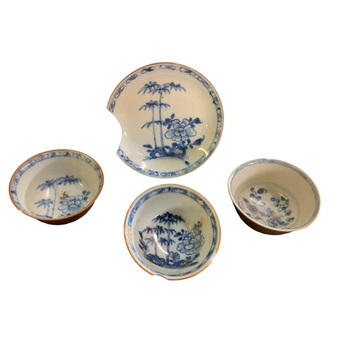 659 - The Nanking cargo and the shipwreck of the Geldermalsen A Chinese blue and white porcelain cafe-au-l... 