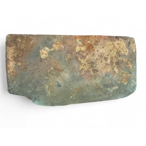 793 - Possibly Campen, 1627, The Needles, Isle of Wight A 9lb lead ingot Approximately 38cm x 19cm x 2cm.