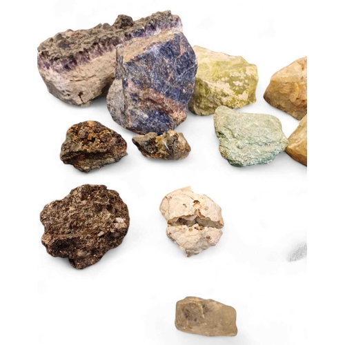 855 - A collection of mineral specimens Including Topaz, Fluorite with Gelena from Butstrill Mine &c. &c. ... 