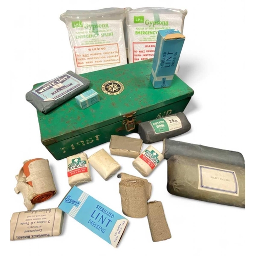 901 - St John's Ambulance and Items from an ambulance service display Multiple First aid related and other... 