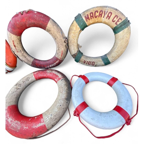 913 - The Charlestown Heritage collection Eight life saving rings Some with ship's names and locations: Bo... 