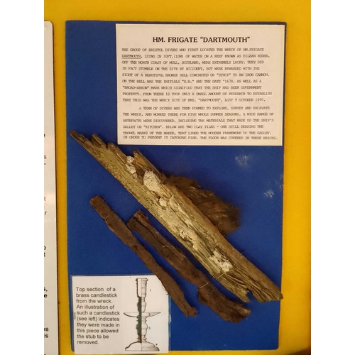 1291 - ‘Dartmouth’, 1690, North Coast of Mull, Scotland
Wood from the ship.
Three lengths, the longest 36cm... 