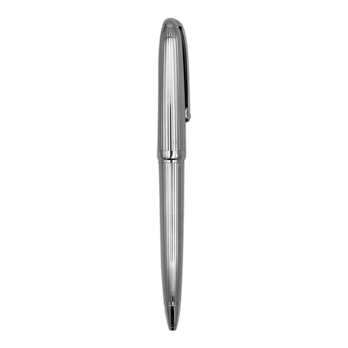 323 - A Stylo Louis Cartier platinum finish ballpoint pen The ballpoint pen is fitted with a high-presisio... 