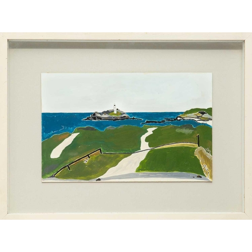 101 - Rachel NICHOLSON (1934) Godrevy 1, 1992 Gouache on board, signed, inscribed and dated to verso, 16 x... 