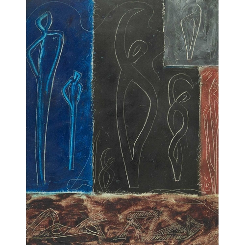 108 - Denis MITCHELL (1912-1993) Studies for Sculptures Oil on board, signed with initials, 25 x 20cm, 45.... 