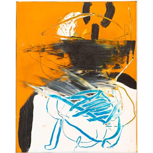 129 - Arthur LANYON (1985) Untitled (2014) Oil on panel, signed, inscribed and dated 2014 to verso, 40 x 3... 