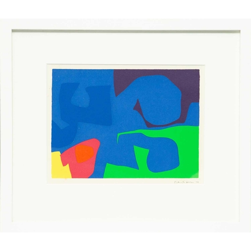 15 - Patrick HERON (1920-1999) January 1973 : 19 Screenprint, signed and dated '73, further signed and in... 