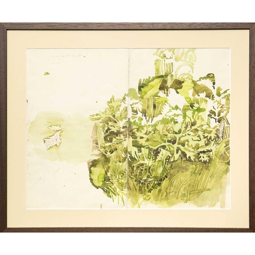 156 - Bryan INGHAM (1936-1997) Foliage  Watercolour on paper, 41 x 51cm, framed 54 x 65cm The Artist's Est... 