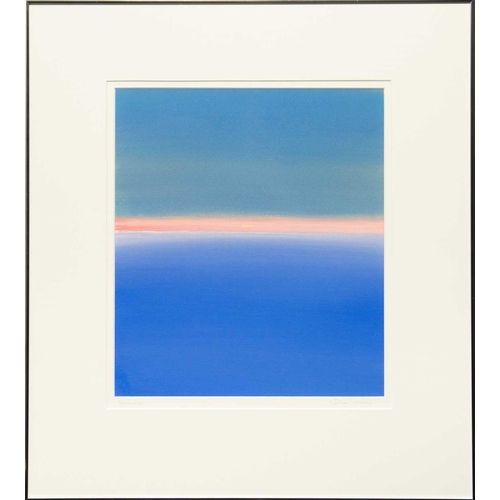 160 - John MILLER (1931-2002) Sunrise Gouache, signed and inscribed, further signed and inscribed to verso... 