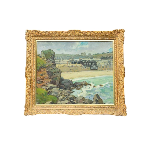 2 - Hurst BALMFORD (1871-1950) St Ives, The Portmeor Studios  Oil on canvas board, signed, inscribed art... 