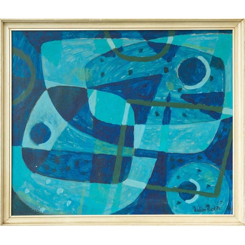 242 - William BLACK (XX) Into The Deep Blue Oil on board, signed and inscribed, 46 x 54.5cm, 51 x 60cm fra... 