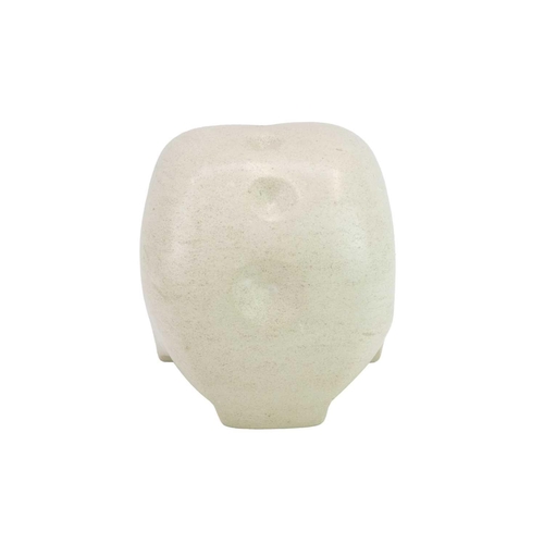 319 - Paul BENYOVITS (1964) Abstract Form Spanish limestone, initialled to base, height 18cm.