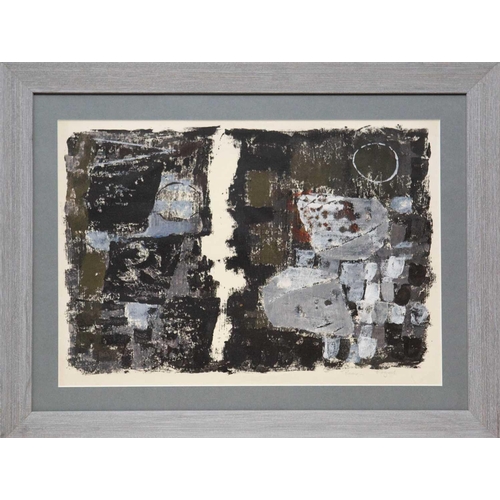 321 - Rosina ROGERS (1918-2011) Untitled XI, c1960s Monoprint (oil on paper), signed, 27.5 x 41cm, framed ... 