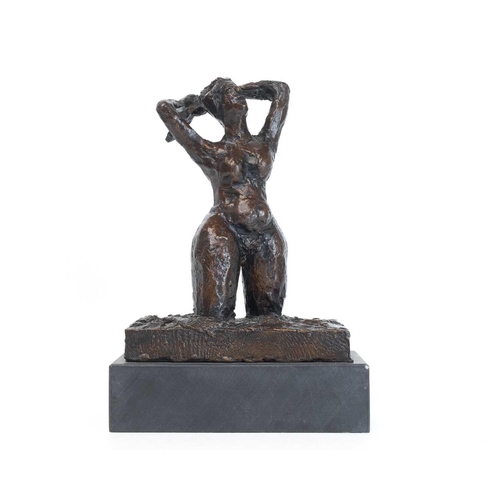 323 - Breon O'CASEY (1928-2011) Woman Bronze sculpture, signed BOC to base, numbered IIII/V to base, heigh... 