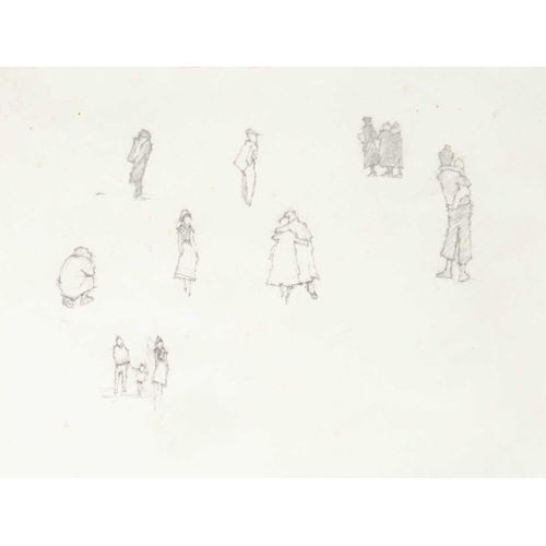 345 - Francis HEWLETT (1930-2012) Helter Skelter (1956) Pencil on paper, signed and dated '56, 24 x 17cm, ... 