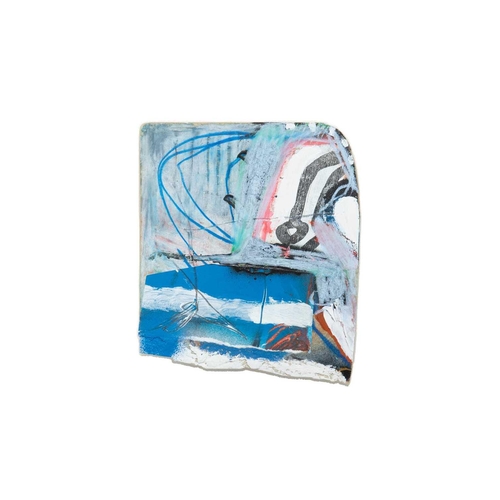 348 - Arthur LANYON (1985) The Third Wave Mixed media on panel, 19 x 15cm, 36 x 32.5cm framed.