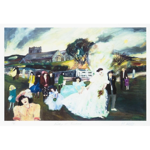 364 - ± Gill WATKISS (1938-2024) 'Wedding at Towednack', 2003 Limited edition stochastic giclée on paper, ... 