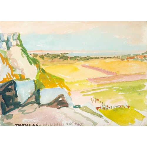 48 - Isobel Atterbury HEATH (c.1909-1989) Two works One watercolour inscribed 'Mykonos' and the second in... 