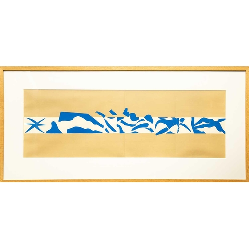 492 - Henri MATISSE (1869-1954) La Piscine Panel A (1954) Lithograph, 34.5 x 102cm, 59.5 x 125cm framed. G... 
