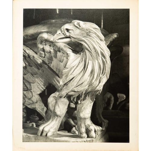 495 - Frederick Leslie KENETT (1924-2012) Griffin Four albumen prints of sculpture mounted on board, each ... 