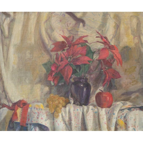 508 - George WEISSBORT (1928-2013) Still Life with Apple Oil on board, 46 x 55cm. Together with two other ... 
