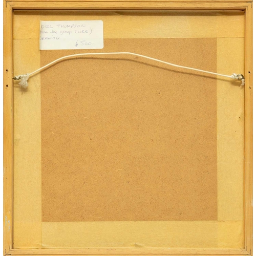 520 - Porl (Pearl) THOMPSON (The Cure) (1957) Untitled Mixed media drawing, 20 x 19cm, framed 33 x 32cm