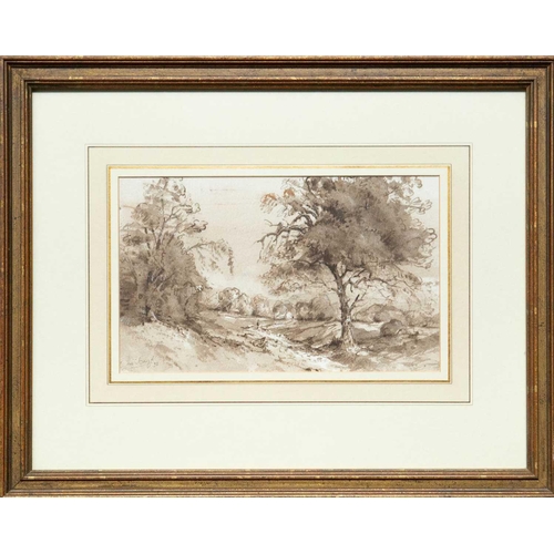 522 - Robin BAGOT (1941-2000) Woodland Landscape (1993) Watercolour, signed and dated '93, 17 x 28cm, 39 x... 