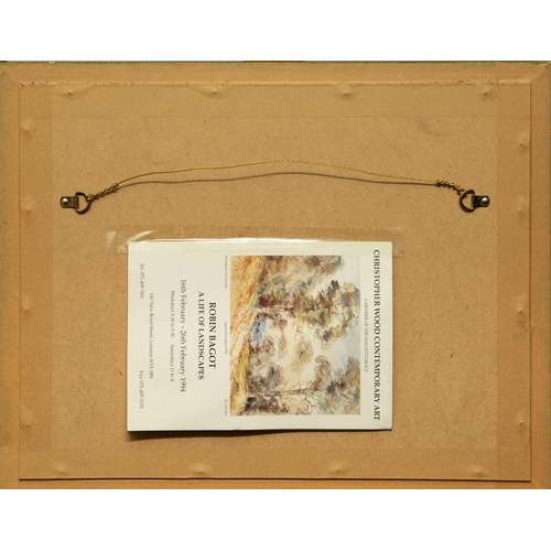 522 - Robin BAGOT (1941-2000) Woodland Landscape (1993) Watercolour, signed and dated '93, 17 x 28cm, 39 x... 