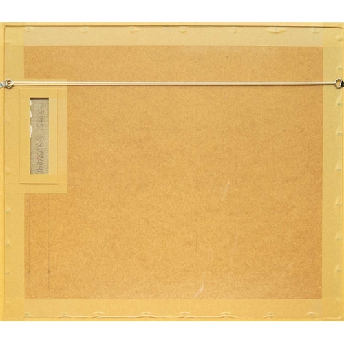 528 - Margaret GREEN (1925 - 2003) Study for 'Ironing' Oil on canvas, signed to verso, 51 x 61cm, framed 6... 