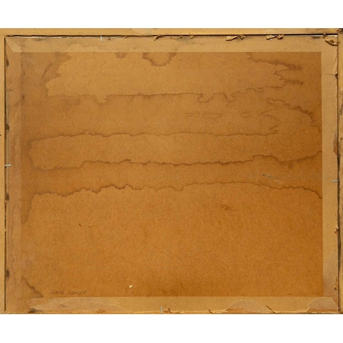 534 - George CLAUSEN (1852-1944) Country Landscape Watercolour, signed, 31 x 38.5cm, 60 x 70cm framed.