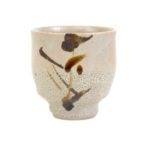 574 - Shoji HAMADA (1894-1978) Yunomi Stoneware, height 9cm.