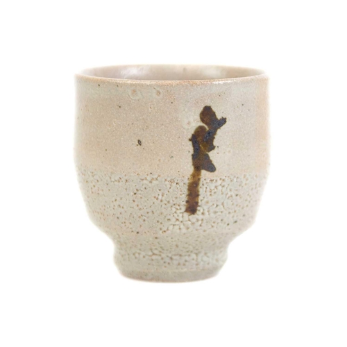 574 - Shoji HAMADA (1894-1978) Yunomi Stoneware, height 9cm.