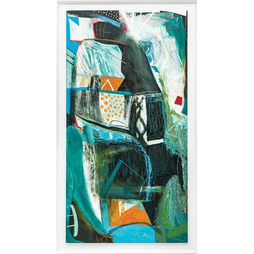 59 - § Matthew LANYON (1951-2016) Greenstone Oil on canvas, signed, inscribed and dated '12 to verso, 180... 