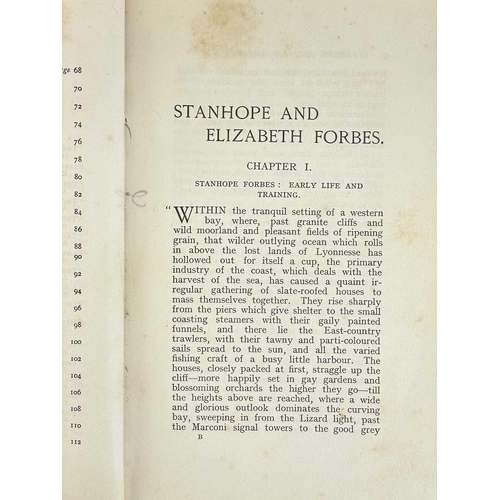 595 - Stanhope A. Forbes and Elizabeth Stanhope Forbes Lionel Birch Published 1906 by Cassell and Company ... 