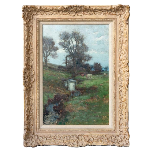 63 - § Samuel John Lamorna BIRCH (1869-1995) A Peaceful Stream (1901) Oil on canvas, signed and dated 190... 