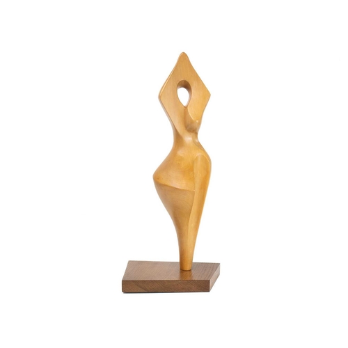 78 - Denis MITCHELL (1912-1993) Ballet Dancer, 1949 Carved holly wood, signed, titled, dated and inscribe... 