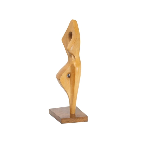 78 - Denis MITCHELL (1912-1993) Ballet Dancer, 1949 Carved holly wood, signed, titled, dated and inscribe... 