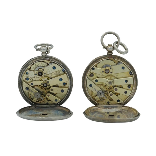 162 - A collection of seven pocket watches for repair or spares. To include a silver cased half-hunter by ... 