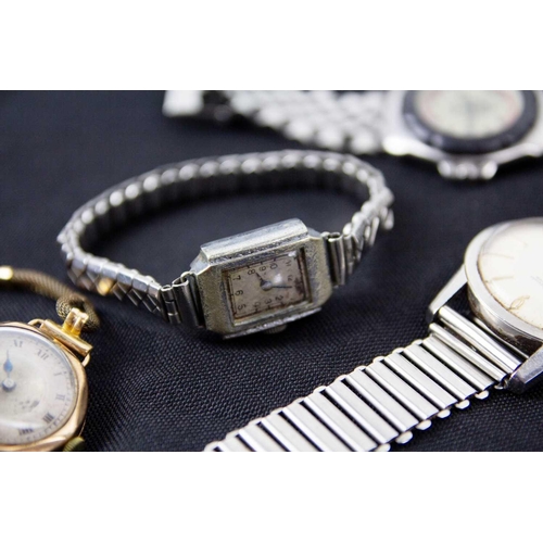 196 - A selection of four wristwatches for repair and spares. To include a lady's Tag Heuer Formula One Pr... 