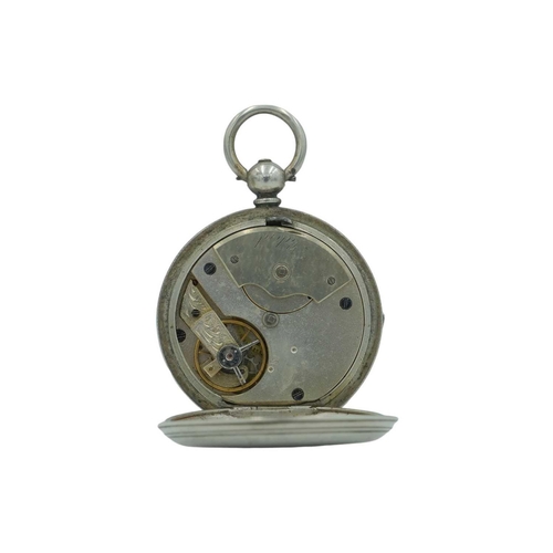 201 - Three silver-cased key wind lever pocket watches. One is signed on the dial 'KAY'S FAMOUS LEVER', si... 