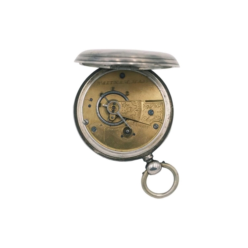 214 - A selection of three silver-cased pocket watches for repairs or spares. To include a crown wind chro... 