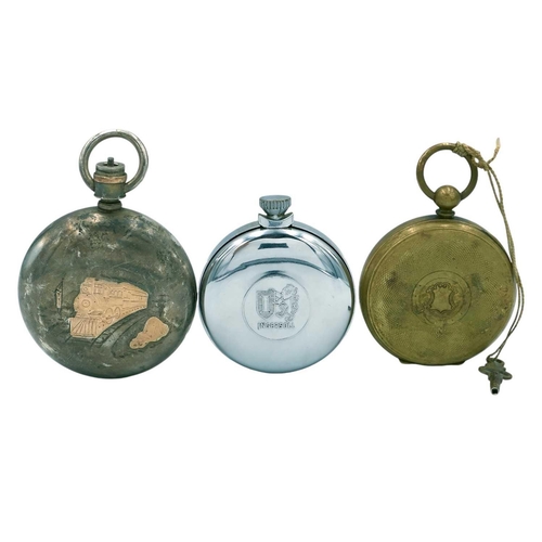 232 - Three pocket watches for repair or spares. To include a silver cased Elgin, the 17 jewel movement no... 