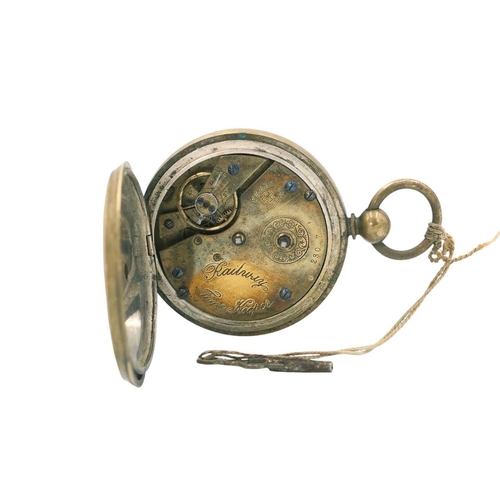 232 - Three pocket watches for repair or spares. To include a silver cased Elgin, the 17 jewel movement no... 