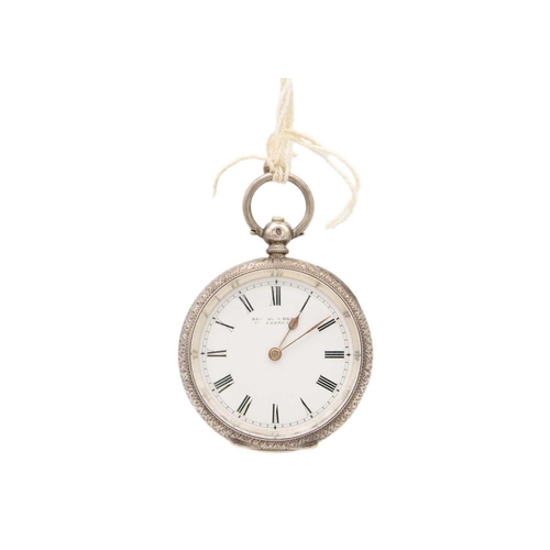 42 - An Elgin nickel cased pocket watch, a silver cased fob watch and a Railway Time Keeper nickel case. ... 