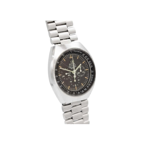 51 - OMEGA - A Speedmaster Professional Mark II stainless steel chronograph bracelet wristwatch. Circa 19... 