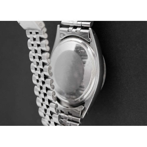 73 - ROLEX - An Oyster Perpetual Datejust gentleman's steel and white gold wristwatch, ref. 1601. Circa 1... 