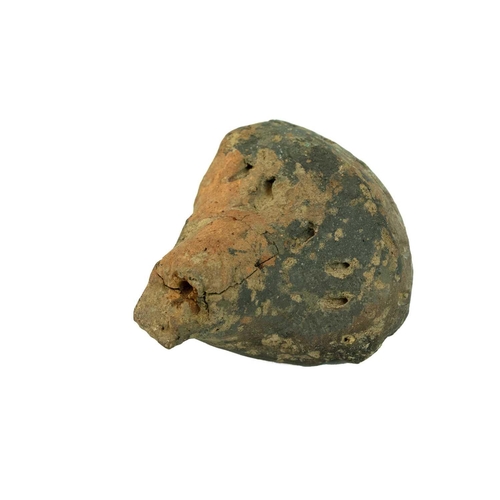 1078 - A Vinca clay head circa 5000-4000 BC Height 7.5cm. Purchased from Artemission. Ex Hermann Ginczler, ... 