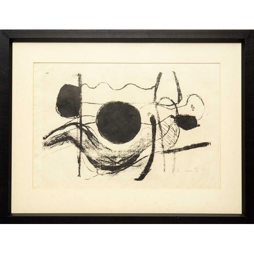 1102 - § Roger HILTON (1911-1975) Reclining Nude (1972). Lithograph, signed in pencil, numbered 9/10 and da... 