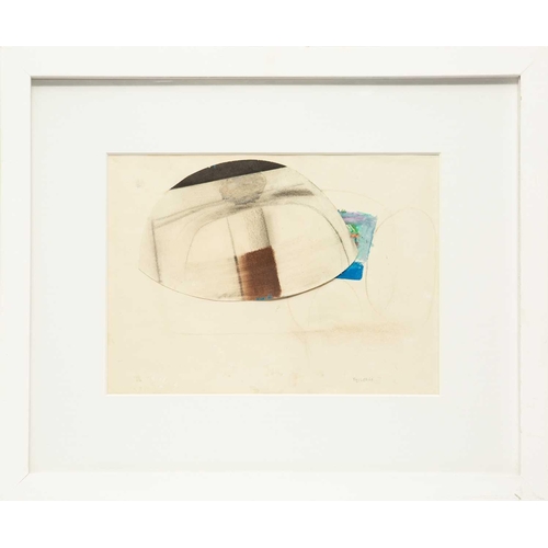 1105 - § Paul FEILER (1918-2013) Abstract, Charcoal, watercolour, coloured chalks, collage/paper, signed an... 