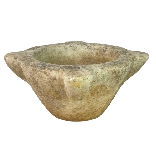 37 - A marble mortar. Dimeter 26cm.